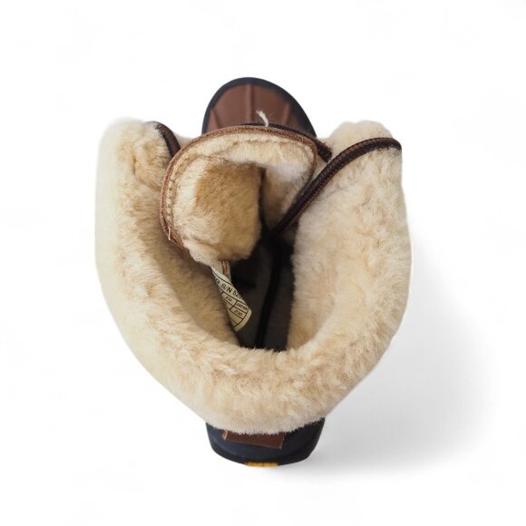 UGG Australia Butte Waterproof Vibram Leather Winter Boots Brown 5209 Women's 5 - Picture 9 of 11